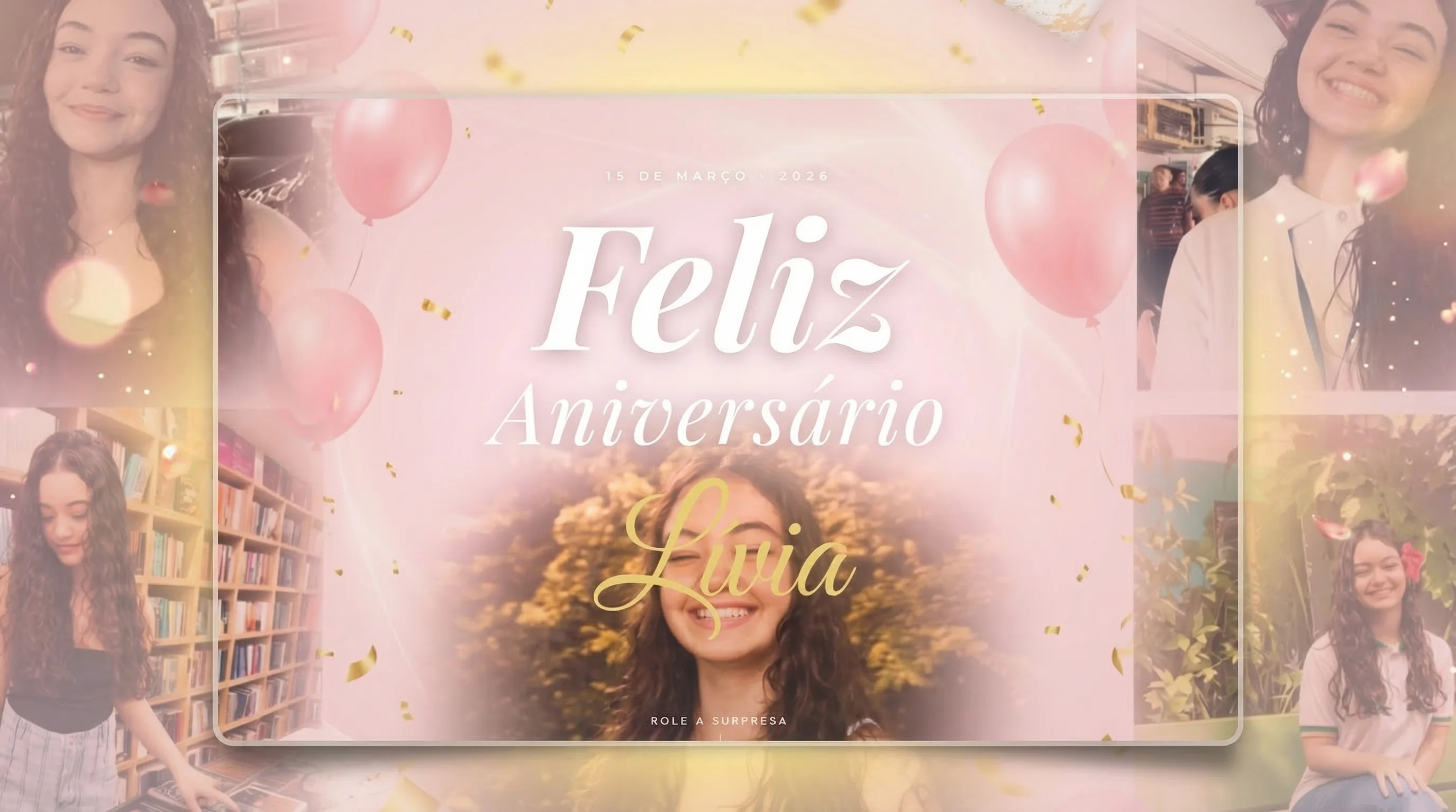 Feliz Aniversário Lívia